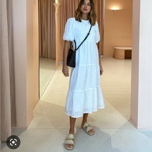 Faithfull The Brand Alberte Midi Dress NWT